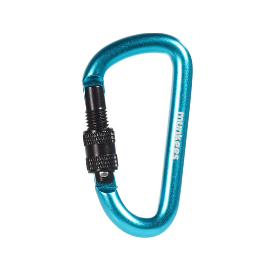  KARABINER D-FORM SCHRAUBVERSCHLUSS - 8 X 80 MM - Karabiner