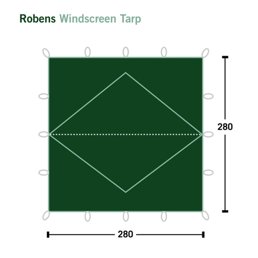 Robens WINDSCREEN TARP - Tarp