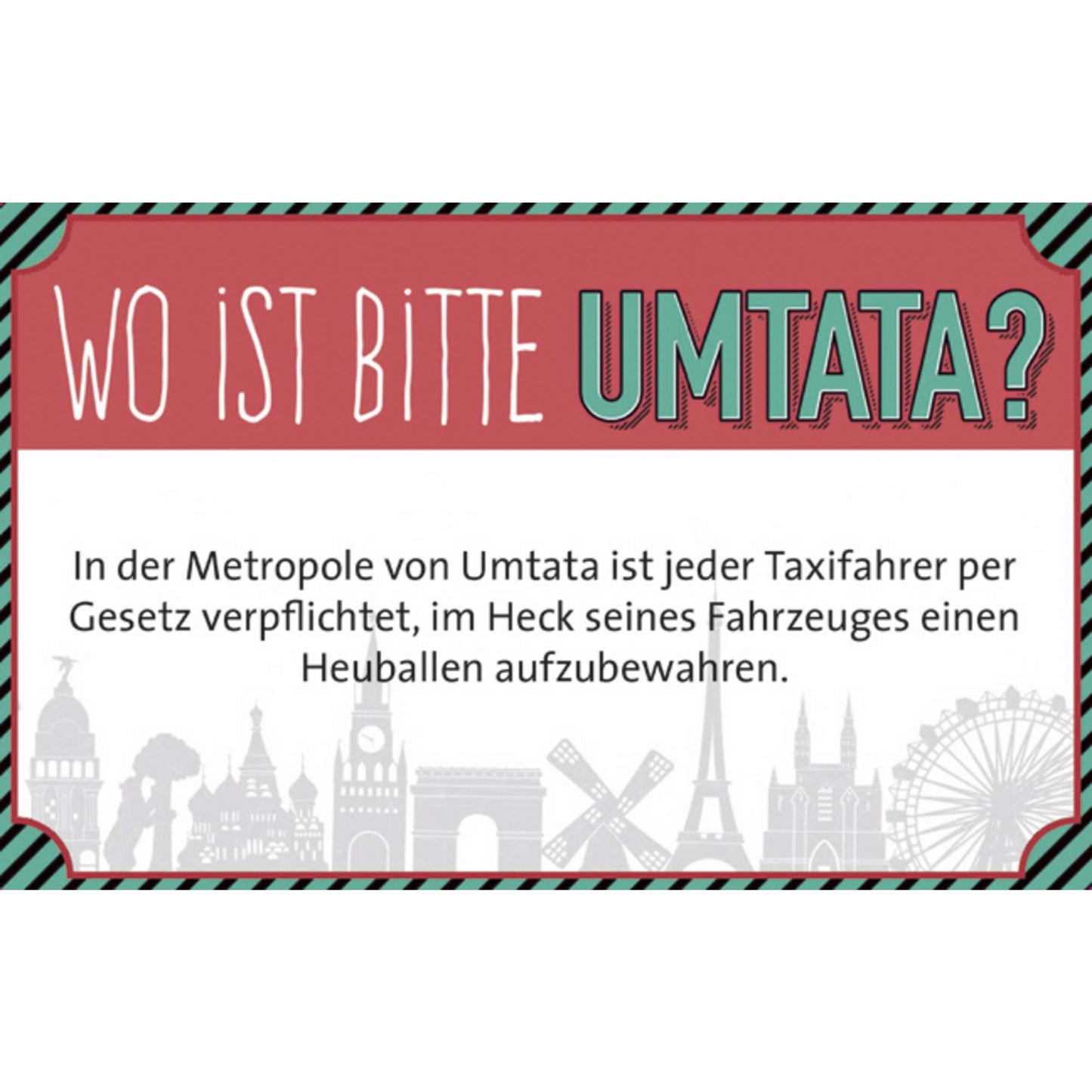  WO IST BITTE UMTATA? - Reisespiel