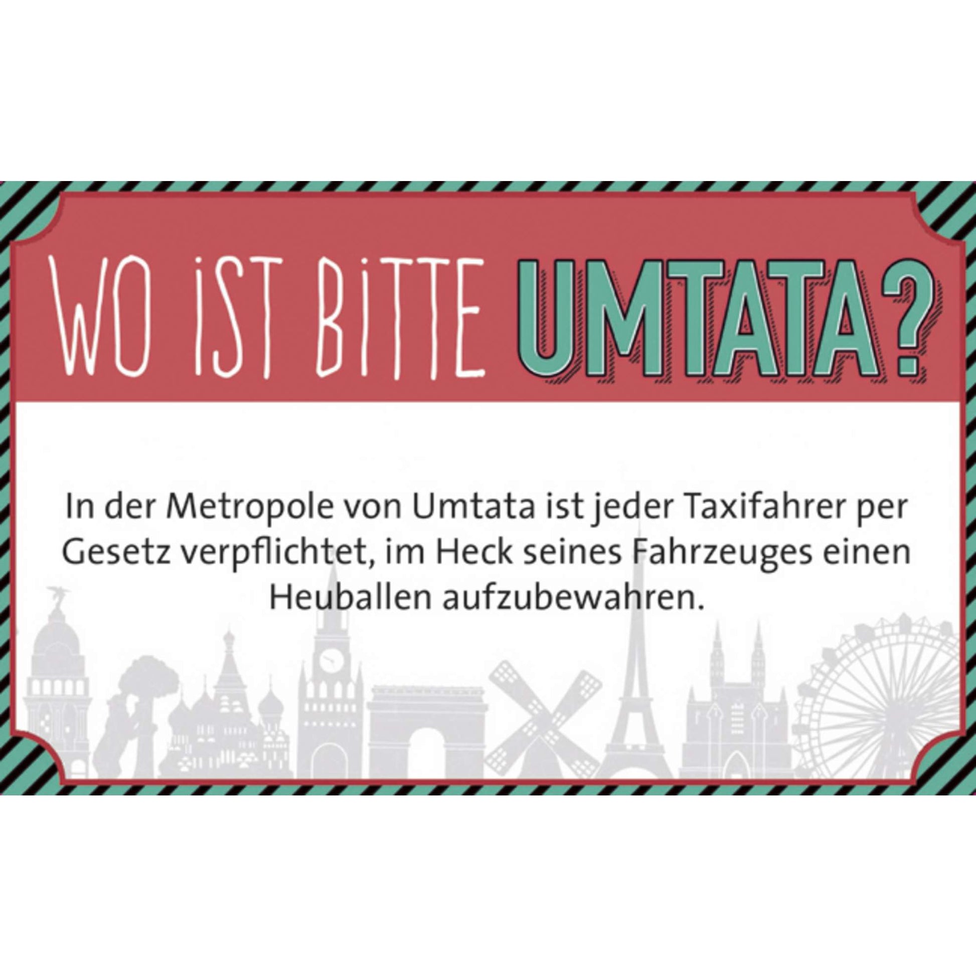  WO IST BITTE UMTATA? - Reisespiel