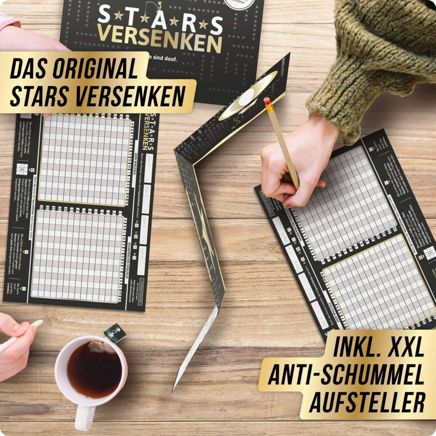  STARS VERSENKEN - Reisespiel