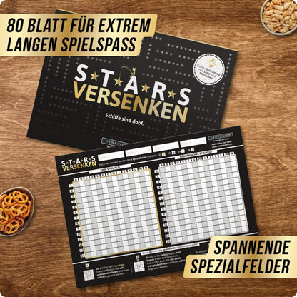  STARS VERSENKEN - Reisespiel