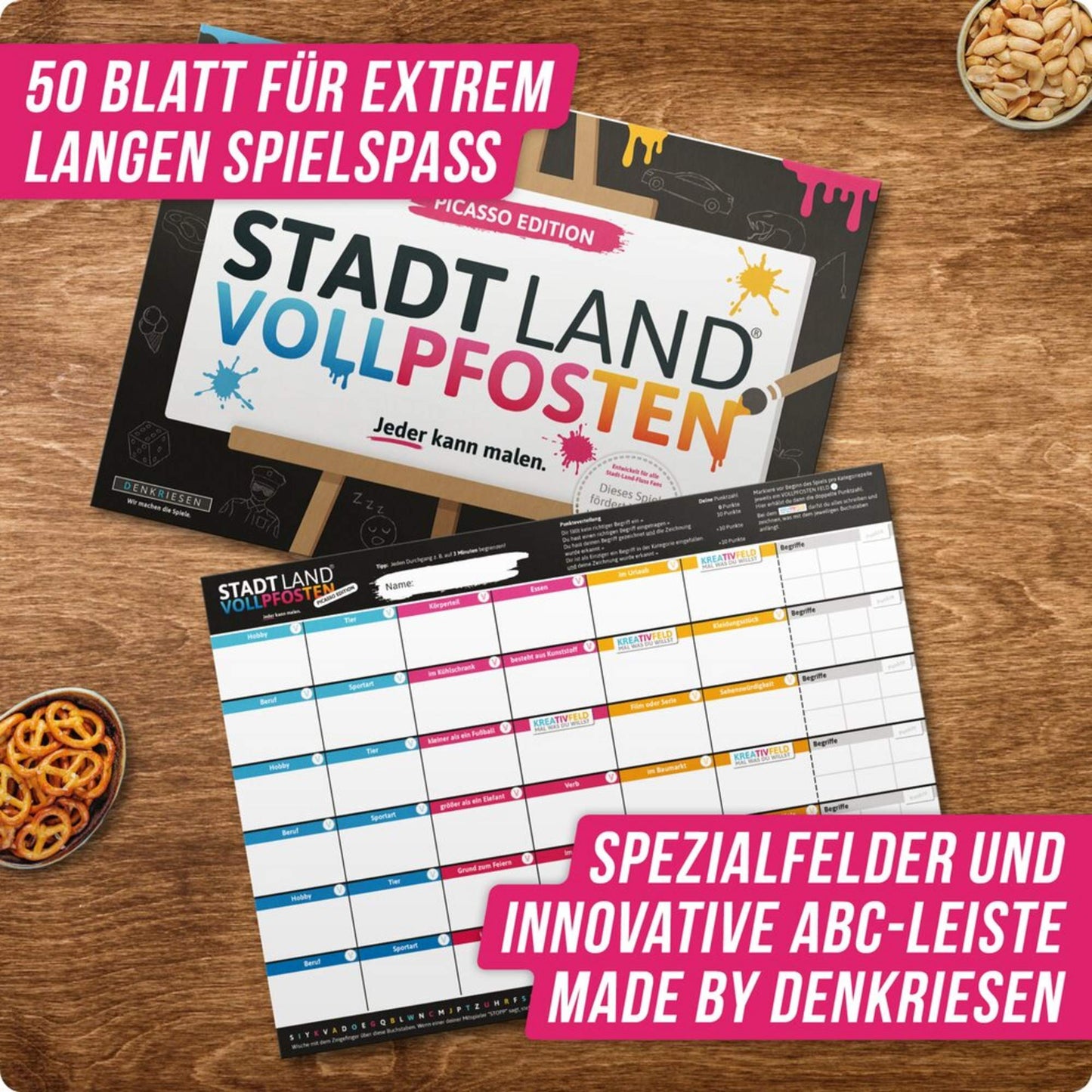  STADT LAND VOLLPFOSTEN - PICASSO EDITION - Reisespiel