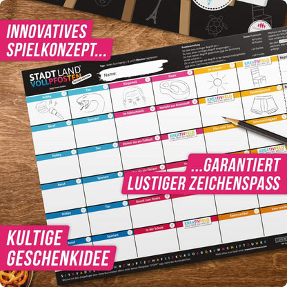  STADT LAND VOLLPFOSTEN - PICASSO EDITION - Reisespiel