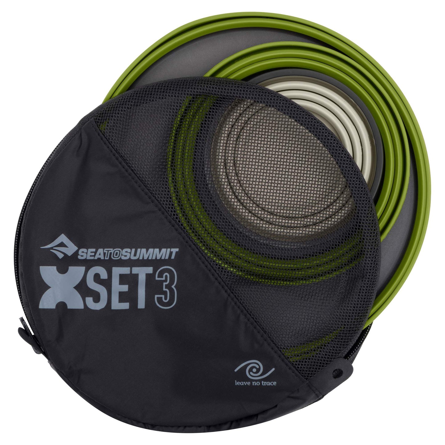 Sea To Summit X-SET: 3-PCE (X-MUG,X BOWL, X PLATE & STORAGE POUCH) - Campinggeschirr