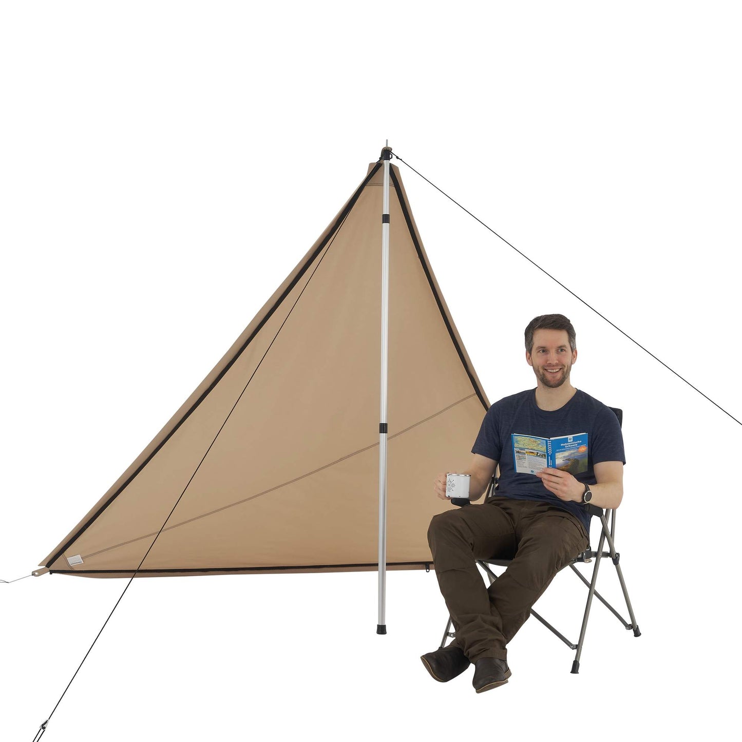  VERBINDBARES SONNENSEGEL TC-ZIP-PROTECT CANVAS SINGLE - Tarp