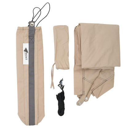  VERBINDBARES SONNENSEGEL TC-ZIP-PROTECT CANVAS SINGLE - Tarp